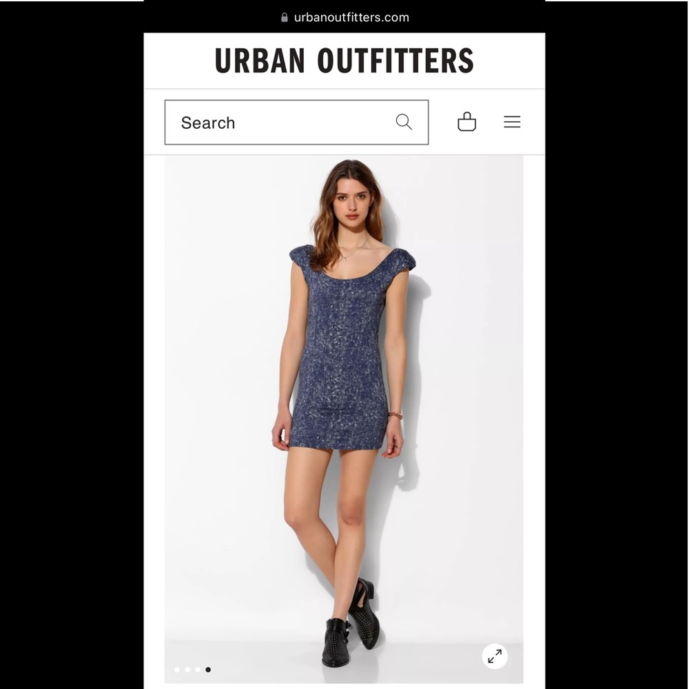Cute blue formfitting dress